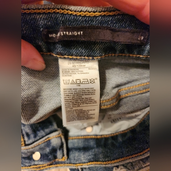 Banana Republic Mid-Rise Straight Jeans - Picture 4 of 4